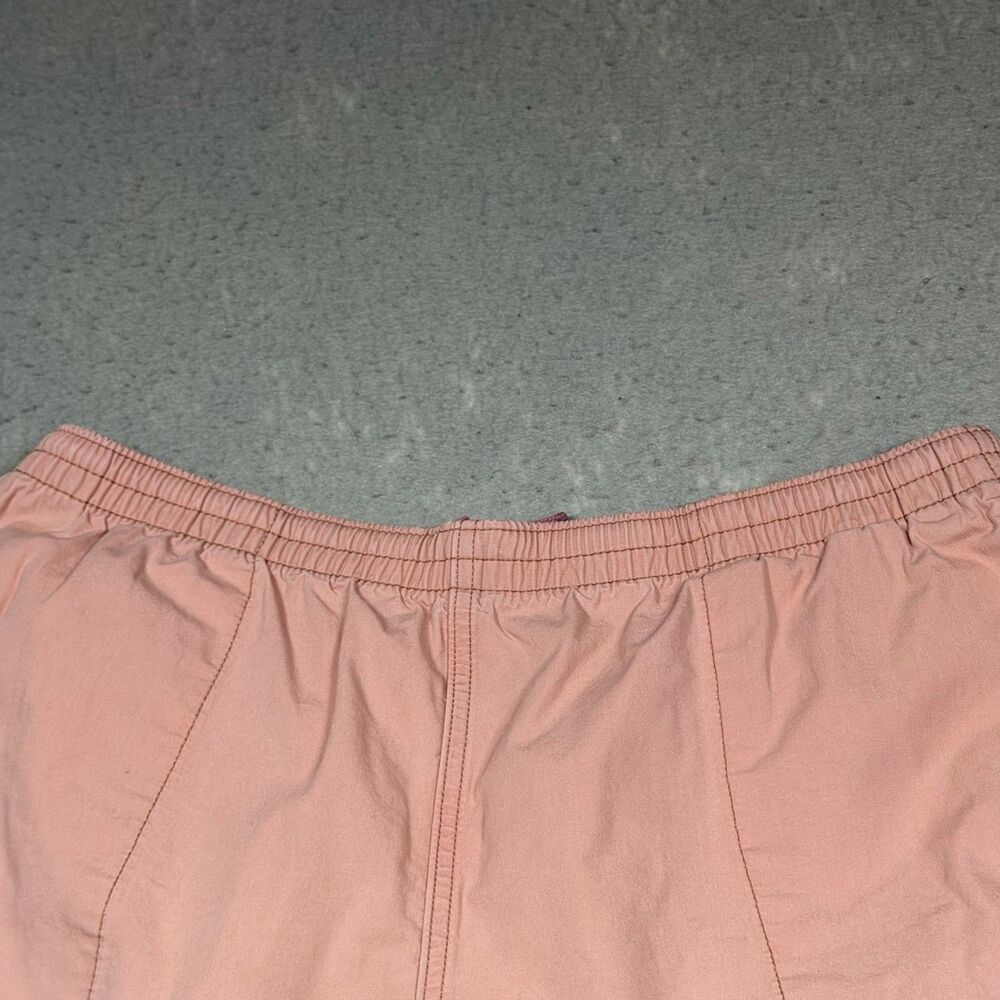 Patagonia Shorts Men Large Pink Funhoggers Khaki Elastic Waist Cotton 3 Pockets - Picture 2 of 16